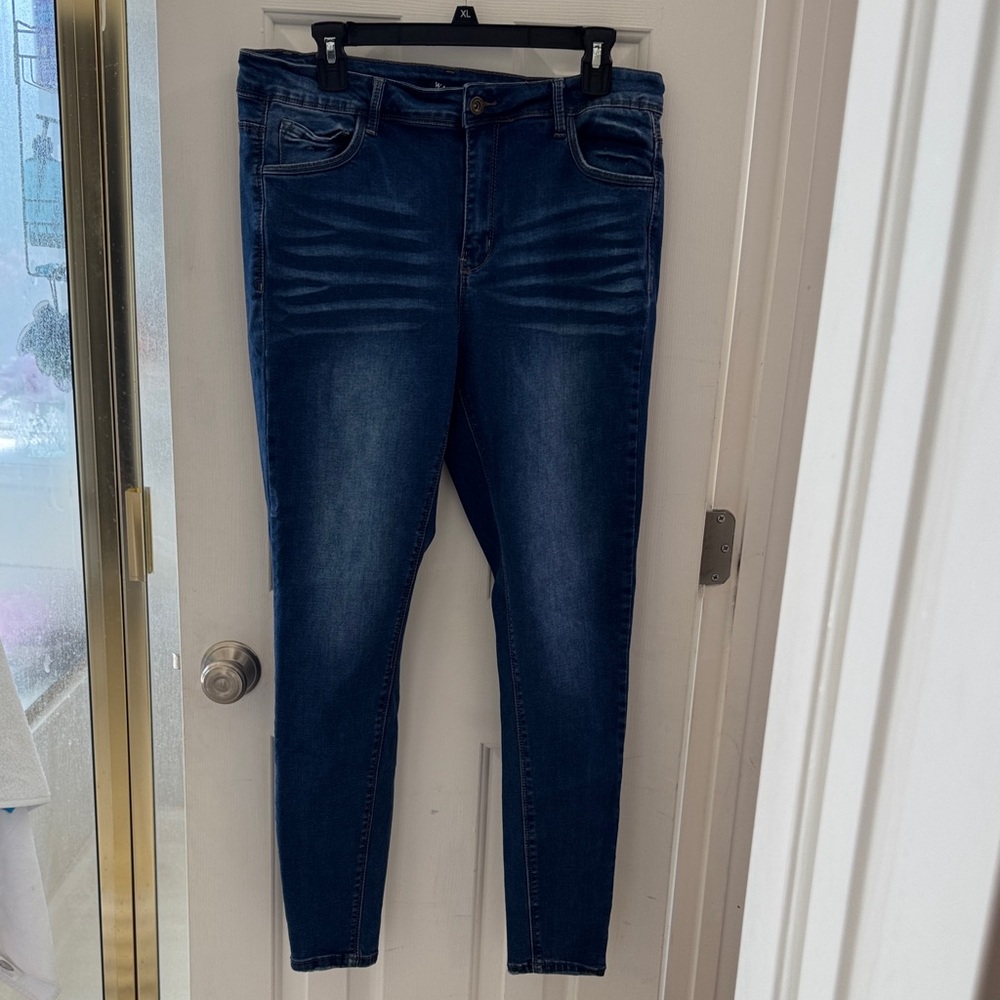 Wax Jean Dark Blue Women's Skinny Jeans